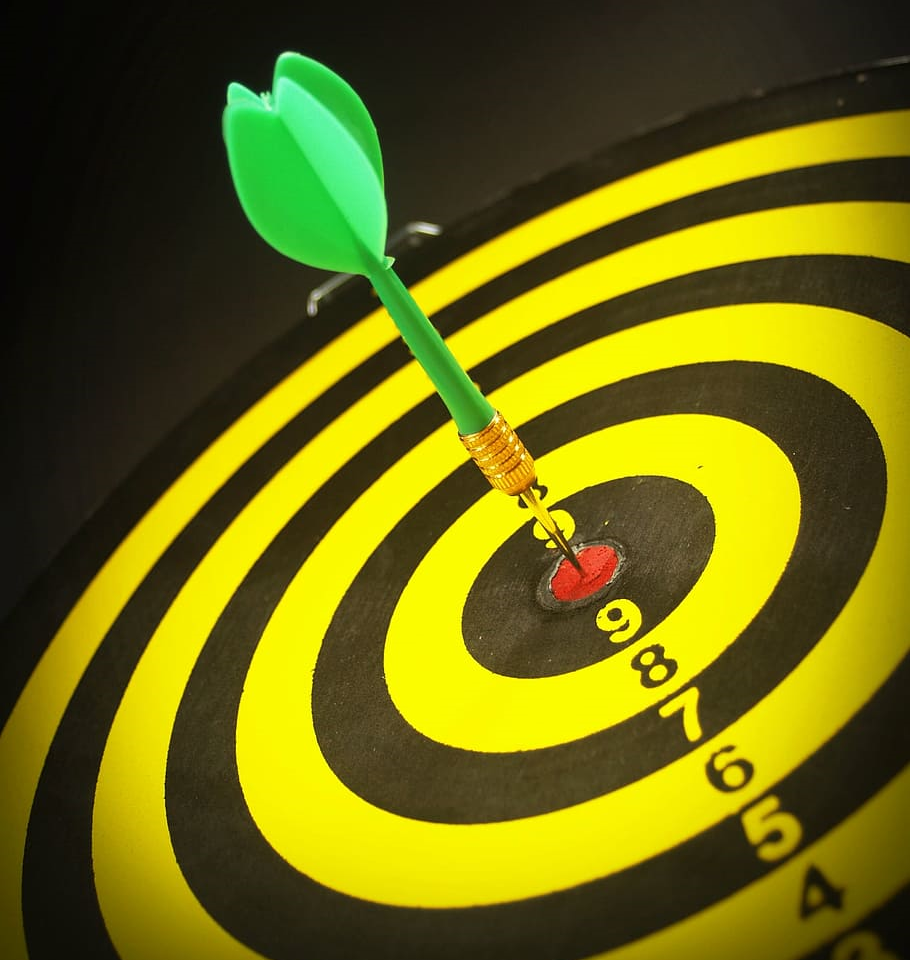 target goal aiming dartboard